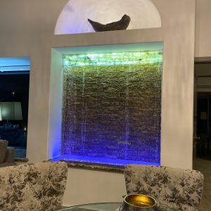 Water Wall Lighted Feature